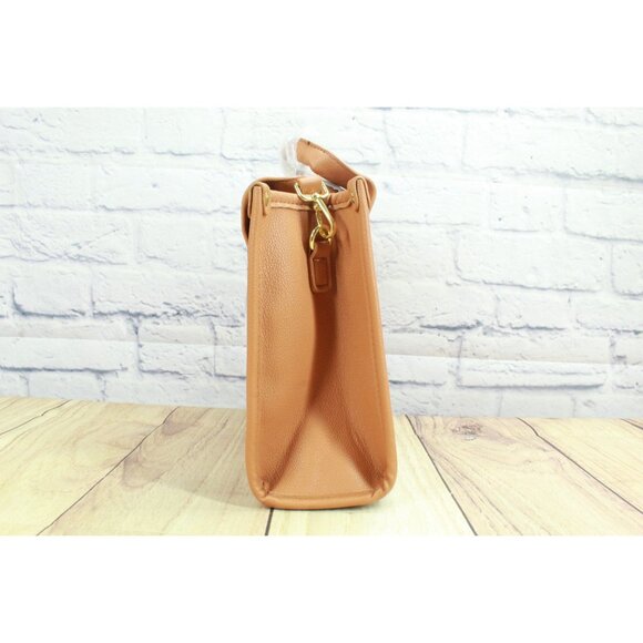 Marc Jacobs Grained Calfskin Tote Bag Argan Oil Brown - Picture 6 of 10